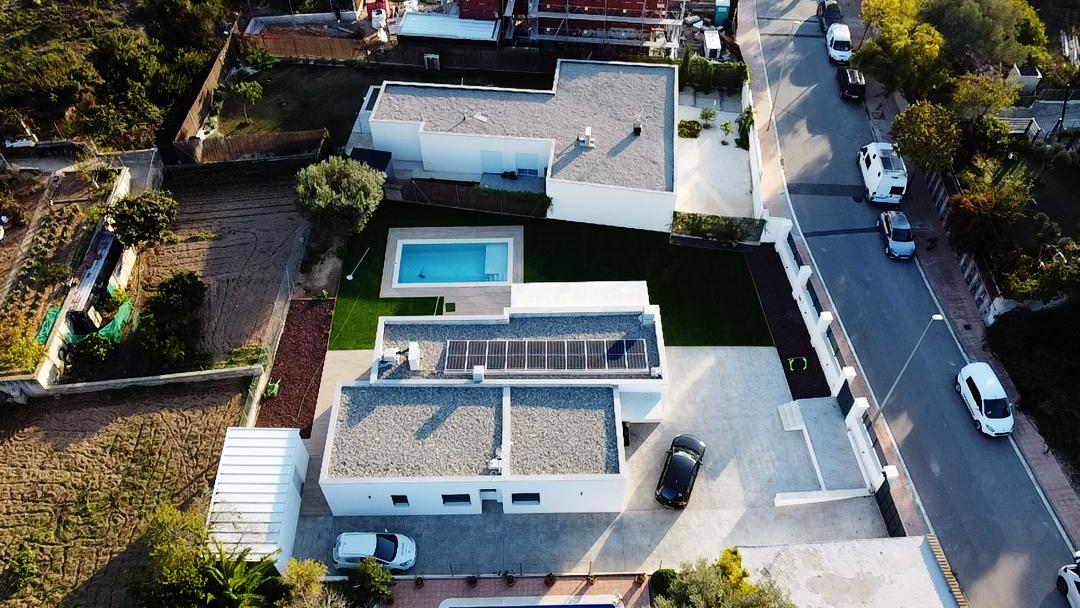 Mas Alba vista aèrea Obra nova Arquitectura entre vinyes